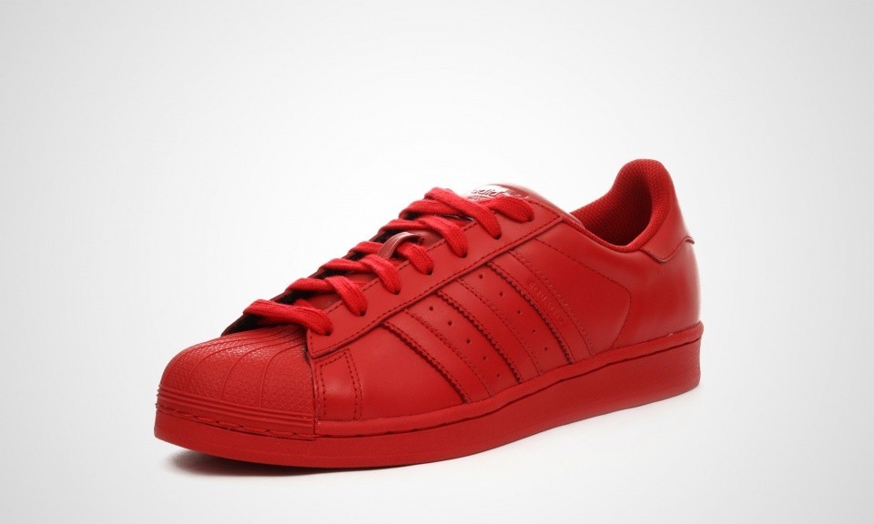 adidas superstar femme rouge pas cher